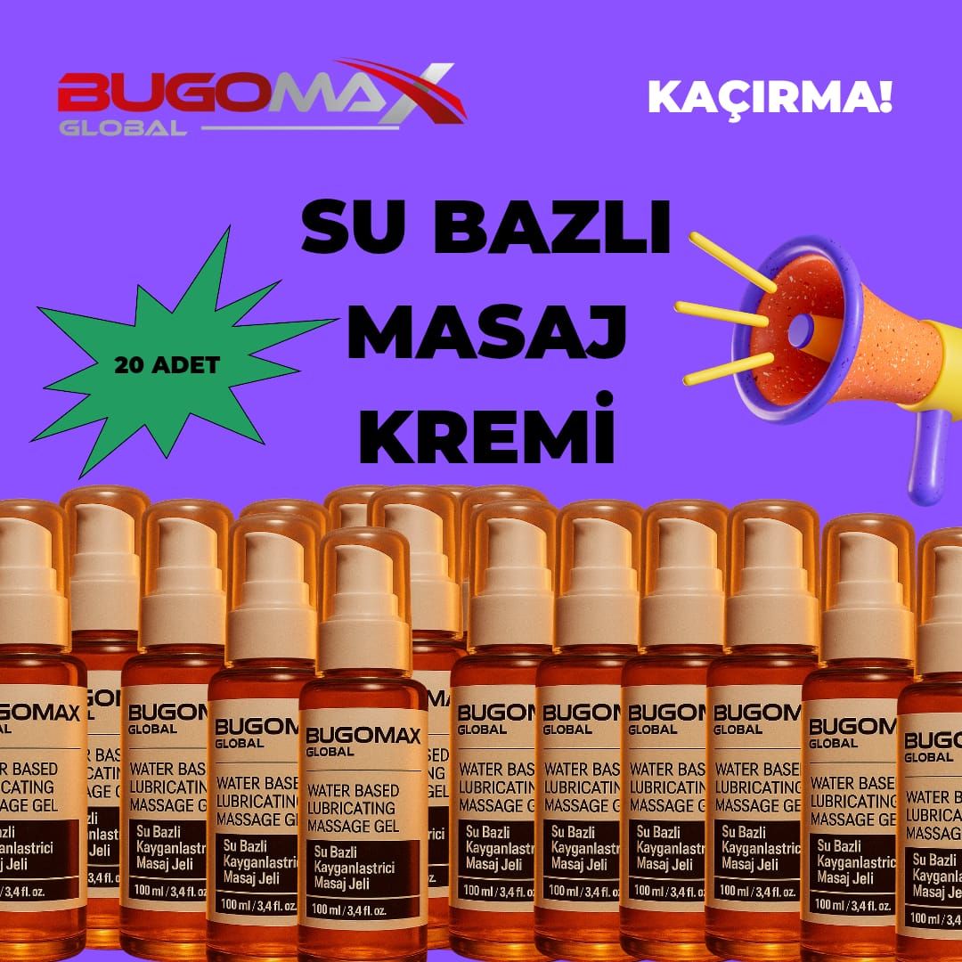 Su Bazlı Masaj Jeli 20 Li