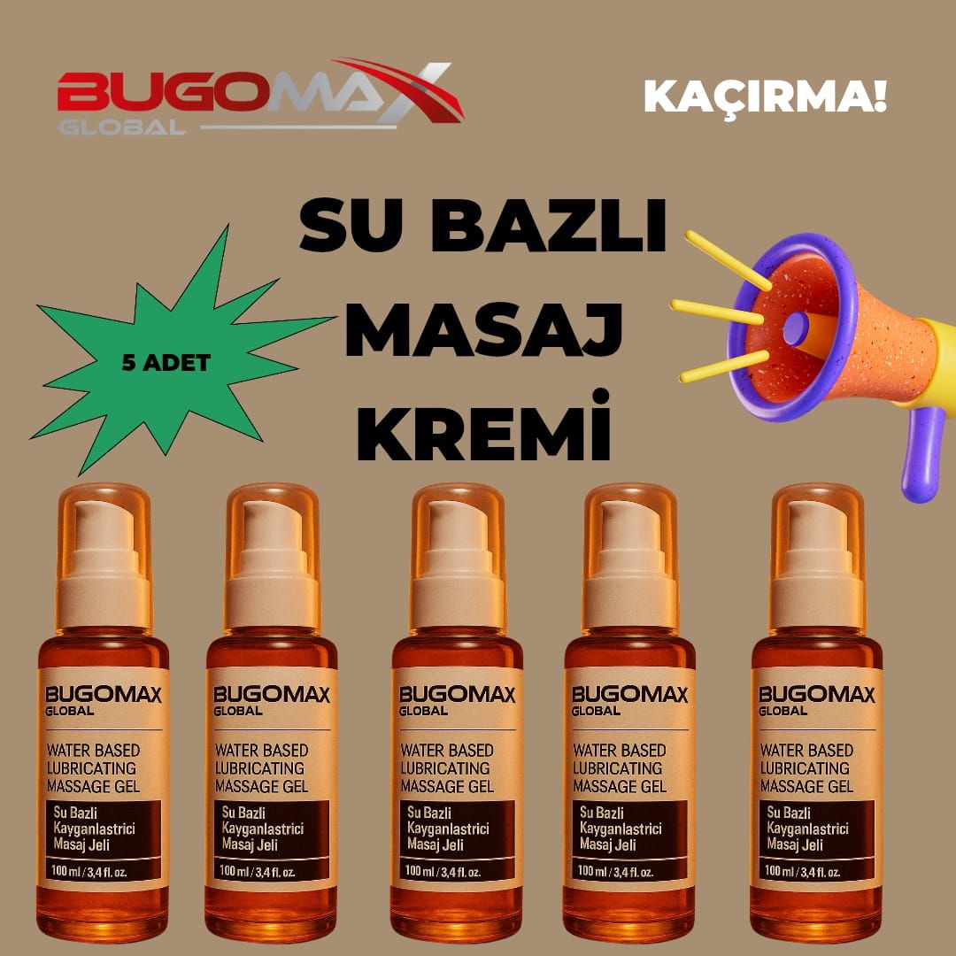 Su Bazlı Masaj Jeli 5 Li